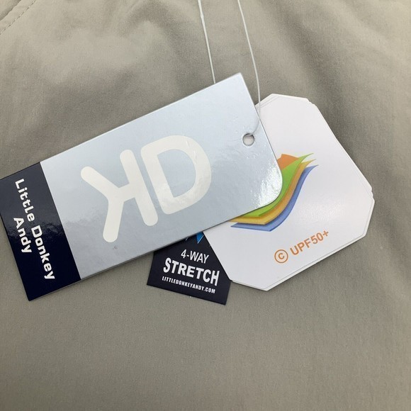 Little Donkey‎ Andy Mens Dry Tech Lightweight Cargo Shorts Tan Size XXL NWT - Picture 4 of 9